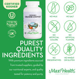 Dosage simple: quatre pastilles à croquer par jour avec Maxi Health Calcium Complex