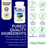 Capsules Maxi Health sans goût, prise facile au quotidien.