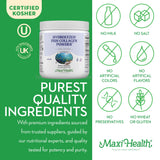 Maxi Health Collagen Peptides Poudre – s'intègre facilement dans café, thé ou smoothie.
