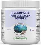 Maxi Health Collagen Peptides Poudre – bouteille prête à intégrer dans café ou smoothie.