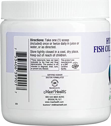 Maxi Health Collagen Peptides Poudre – mélange sans grumeaux dans boissons froides.
