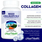 Maxi Health collagene marin hyaluronique : peau plus hydratée et lumineuse.