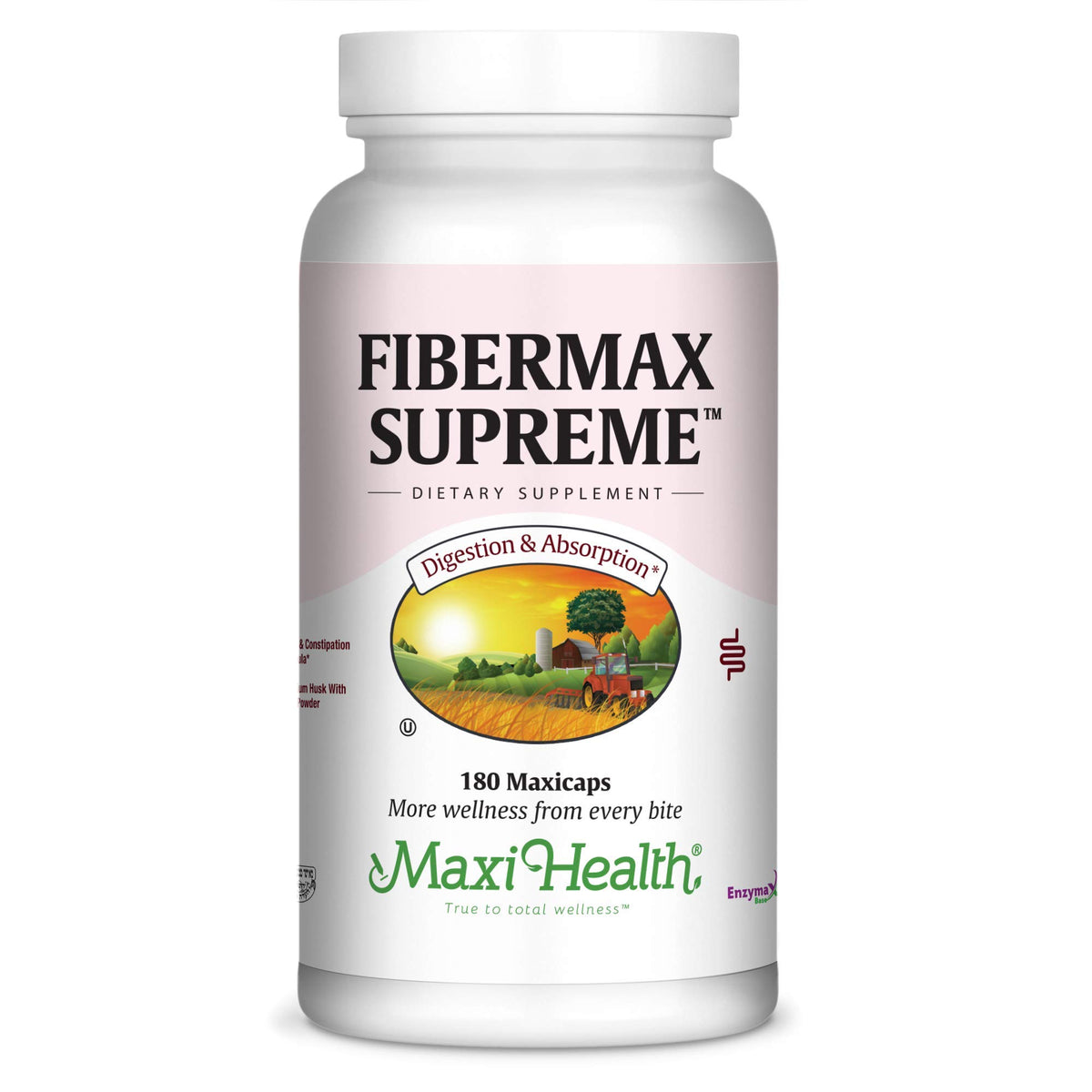 Maxi Health front packaging displaying bottle and label for clear product identification and trust
