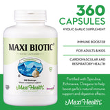 Formule végétarienne Maxi Biotic sans gluten et sans arômes artificiels.