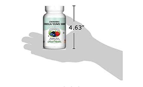 Maxi Health Omega Yums, emballage-familial, pratique pour toute la famille.
