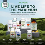 Présentation du produit Maxi Health Omega 3 dans une ambiance de cuisine.