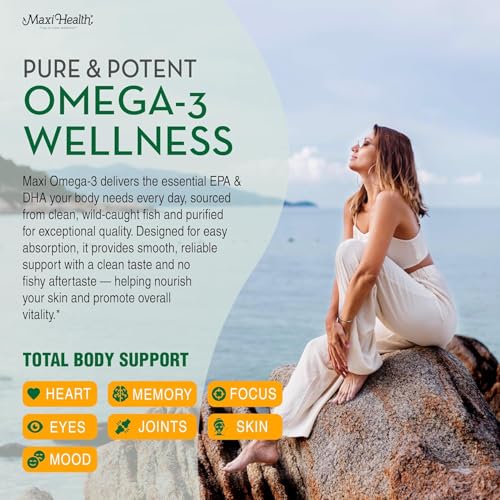 Maxi Health Omega 3 – gélules sans arrière-goût, expérience agréable.