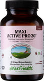 Maxi Health Probiotiques capsules-delai-liberation: soutien digestif quotidien.