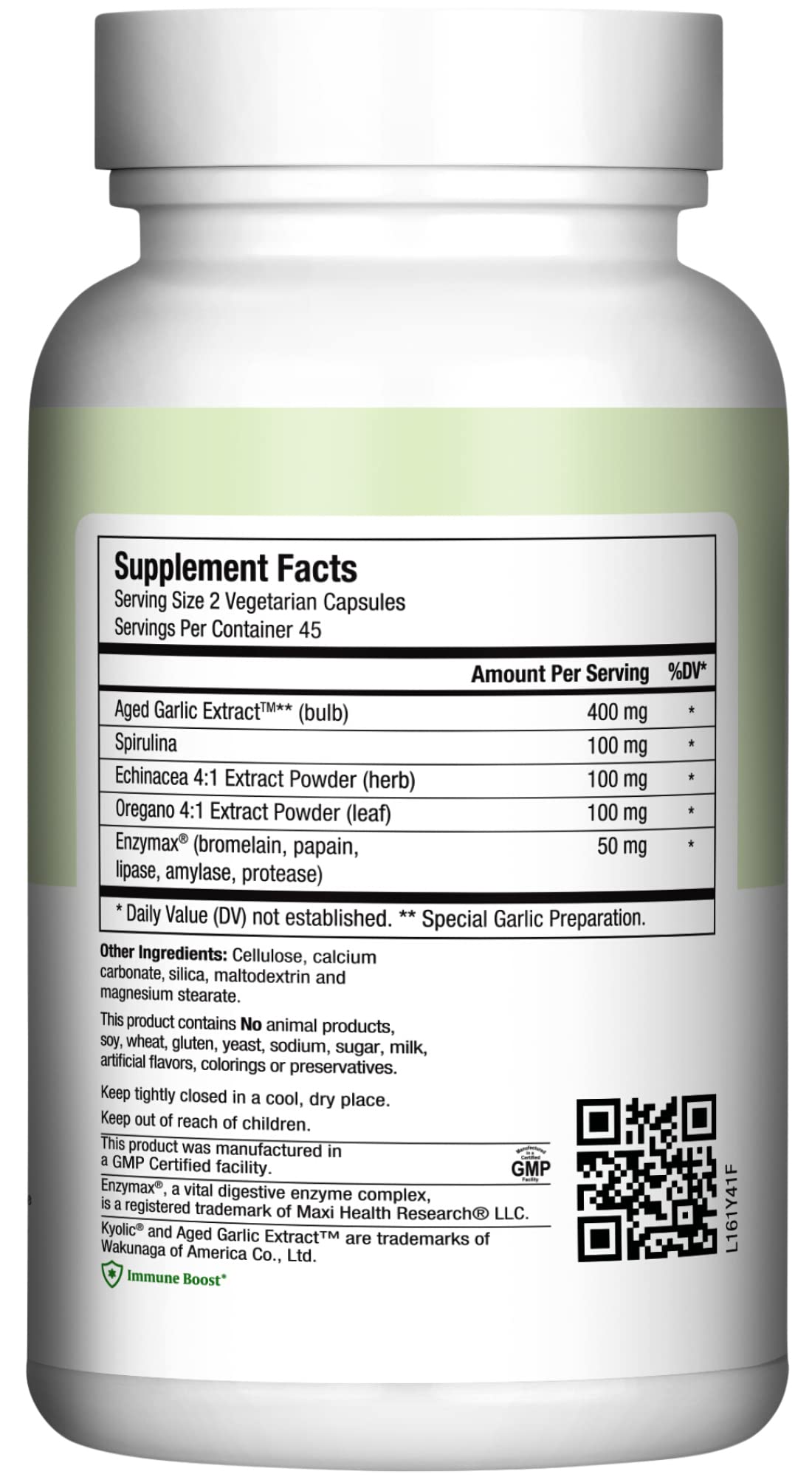 Capsules Maxi Health spiruline échinacée origan – antioxydants naturels.