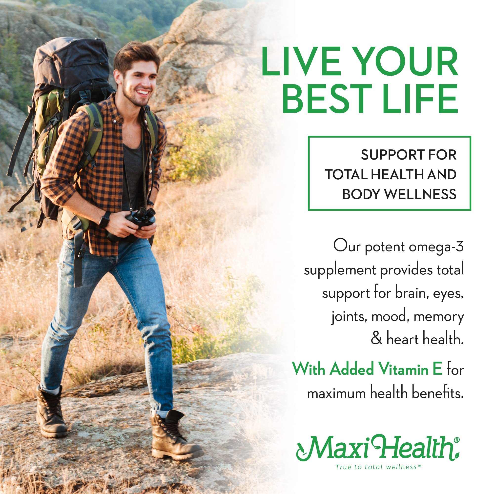 Maxi Health – vitamine D3 2000 UI pour l’immunité et les os.