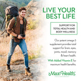 Maxi Health – vitamine D3 2000 UI pour l’immunité et les os.