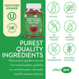 Étiquette indiquant zinc et vitamine C, bénéfice nutritionnel quotidien pour le bien-être.