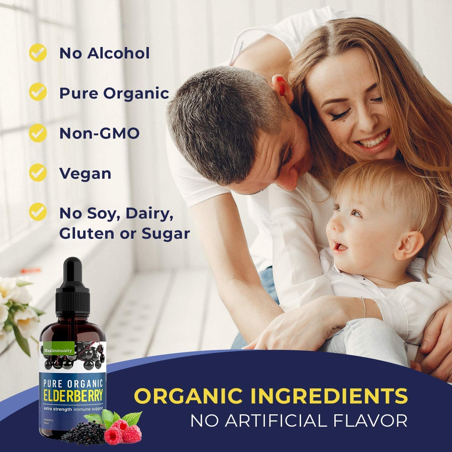MaxImmunity Sureau bio - Dosage pratique pour adultes et enfants.