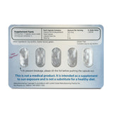 Maximum D3, symboles sans ogm et sans gluten sur l'emballage.