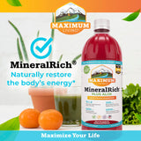 Maximum Living MineralRich : doseur-compte-gouttes pratique pour ajuster l'apport
