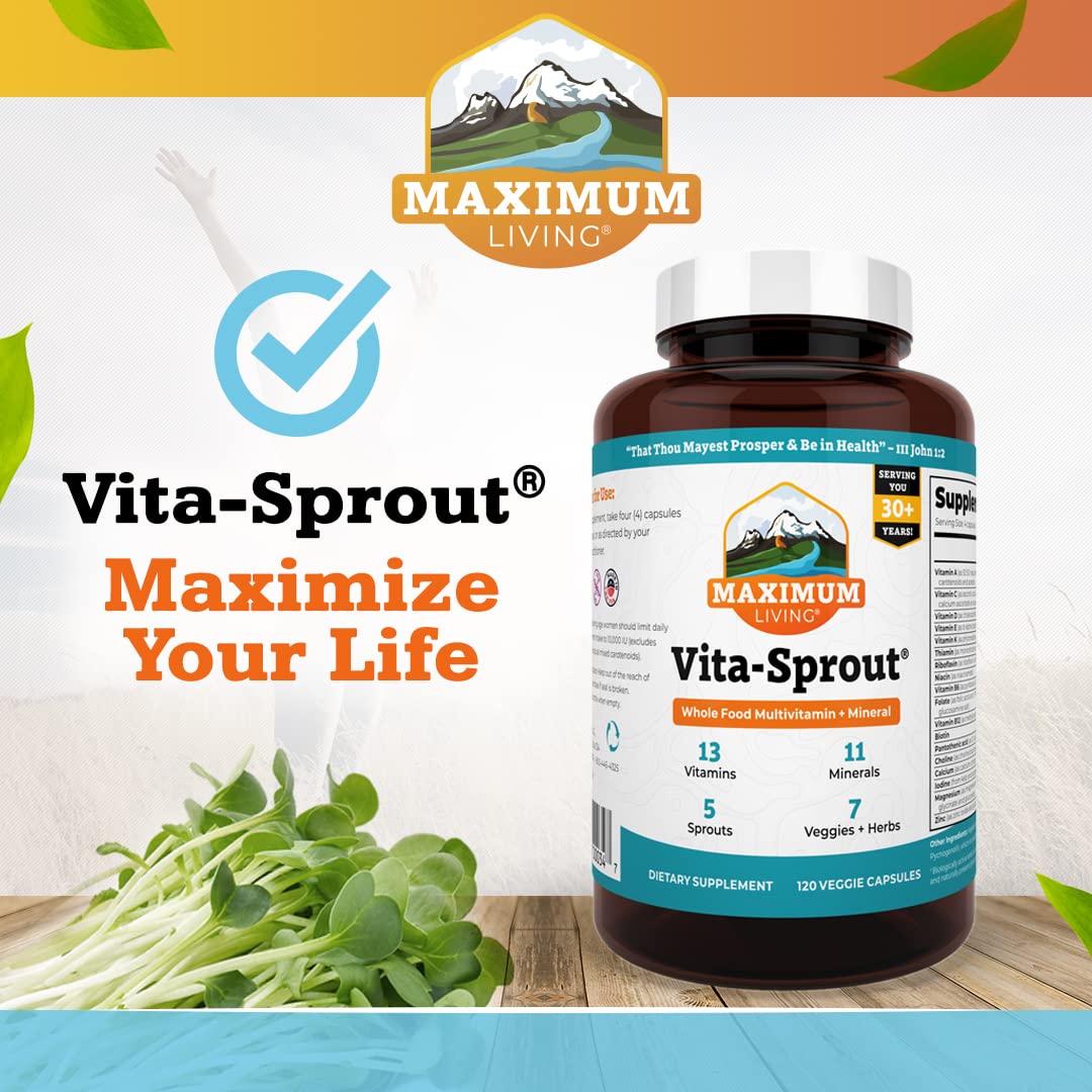 Routine quotidienne simplifiée grâce à Vita-Sprout Maximum Living.