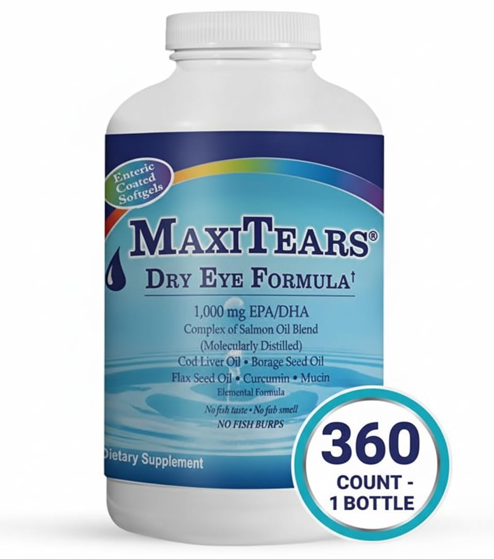 MaxiTears capsules enterique sans goût pour une prise quotidienne agréable