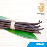 Shaker Maxler 100% Golden Whey pour des mélanges rapides et sans grumeaux.