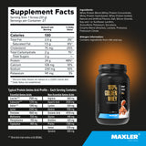 Maxler 100% Golden Whey – enzymes digestives améliorant l’assimilation.