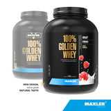 Pot-protéine-5lb: Maxler 100% Golden Whey, emballage pratique pour repas pré/post-entraînement.