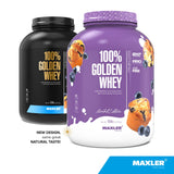 Maxler 100% Golden Whey – poudre, mélange rapide pour une boisson protéinée après l'effort.