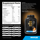 Maxler 100% Golden Whey fabrication aux États-Unis selon GMP.