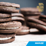 Maxler shake post-entraînement goût Cookies et Creme.