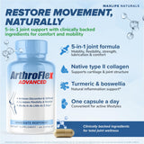 MAXLIFE NATURALS ArthroFlex – type II collagene pour le soutien du cartilage