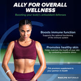 MAXLIFE NATURALS boîte 60 gélules, dosage pratique pour deux mois.