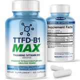 MAXLIFE NATURALS TTFD B1 capsules, haute biodisponibilité pour énergie durable.