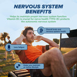 MAXLIFE NATURALS TTFD B1 magnésium taurate, absorption renforcée et efficacité.