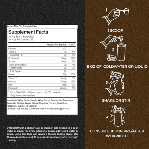 Max Muscle Maxpro Elite dose: précision pour ajuster votre apport protéique