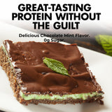 Parfum chocolat menthe Maxpro Elite pour une boisson gourmande post-entraine ment.