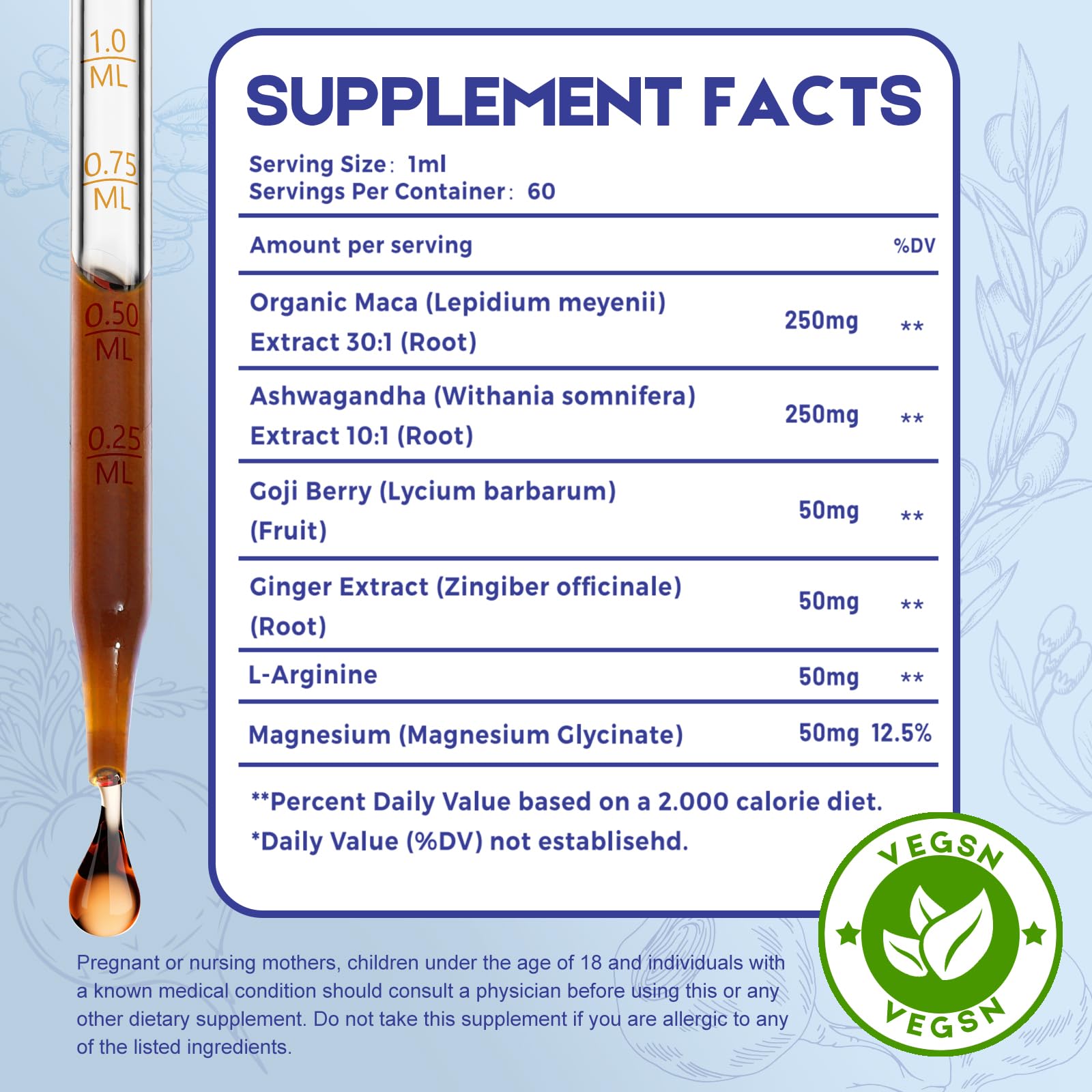 Baies de goji et extrait de gingembre dans les gouttes MaxuraFit, soutien antioxydant.