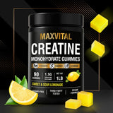 MAXVITAL Creatine Monohydrate Gommes – pré-entraînement en 30 minutes pour plus d’endurance