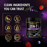 MAXVITAL Zen-7 Gommes Utilisation au bureau pour concentration douce.