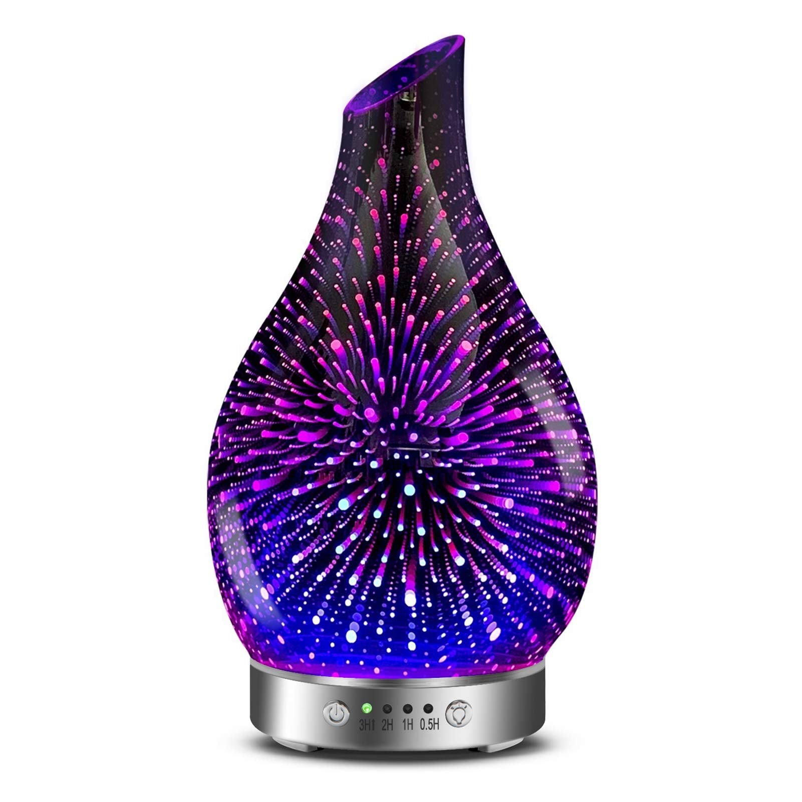 Diffuseur MAXWINER en verre 3D, design élégant pour une ambiance zen.