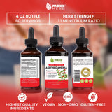 Bouteille Maxx Herb Ashwagandha Extrait prête à l’emploi dans la pharmacie domestique