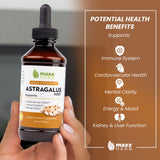 Maxx Herb Astragalus gouttes doseuses: préparation facile pour usage quotidien