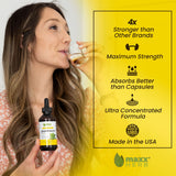 Pipette-doseuse de Mélisse Maxx Herb facilitant l'administration avant le sommeil.