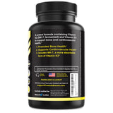 MaxX Labs Vitamine D3 K2 3000IU – capsules faciles à avaler pour un apport quotidien.