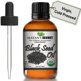 Mayan's Secret huile de cumin noir presse froid – bouteille naturelle