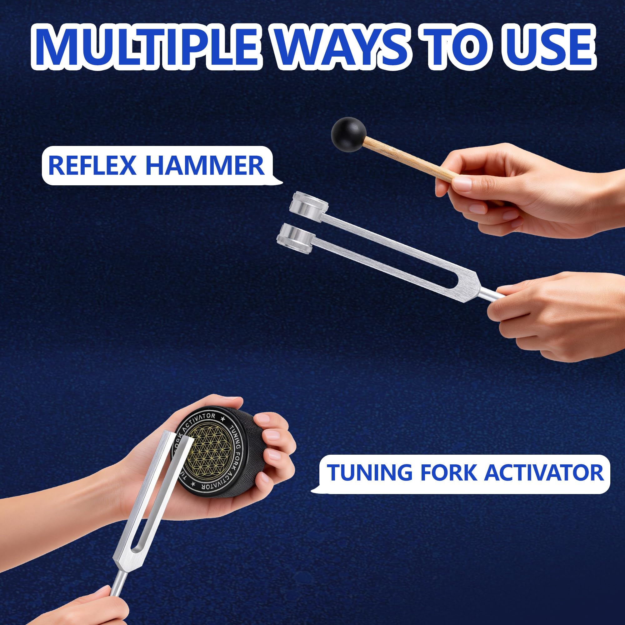 Mayful activateur de précision pour un placement sûr et fiable des diapasons.