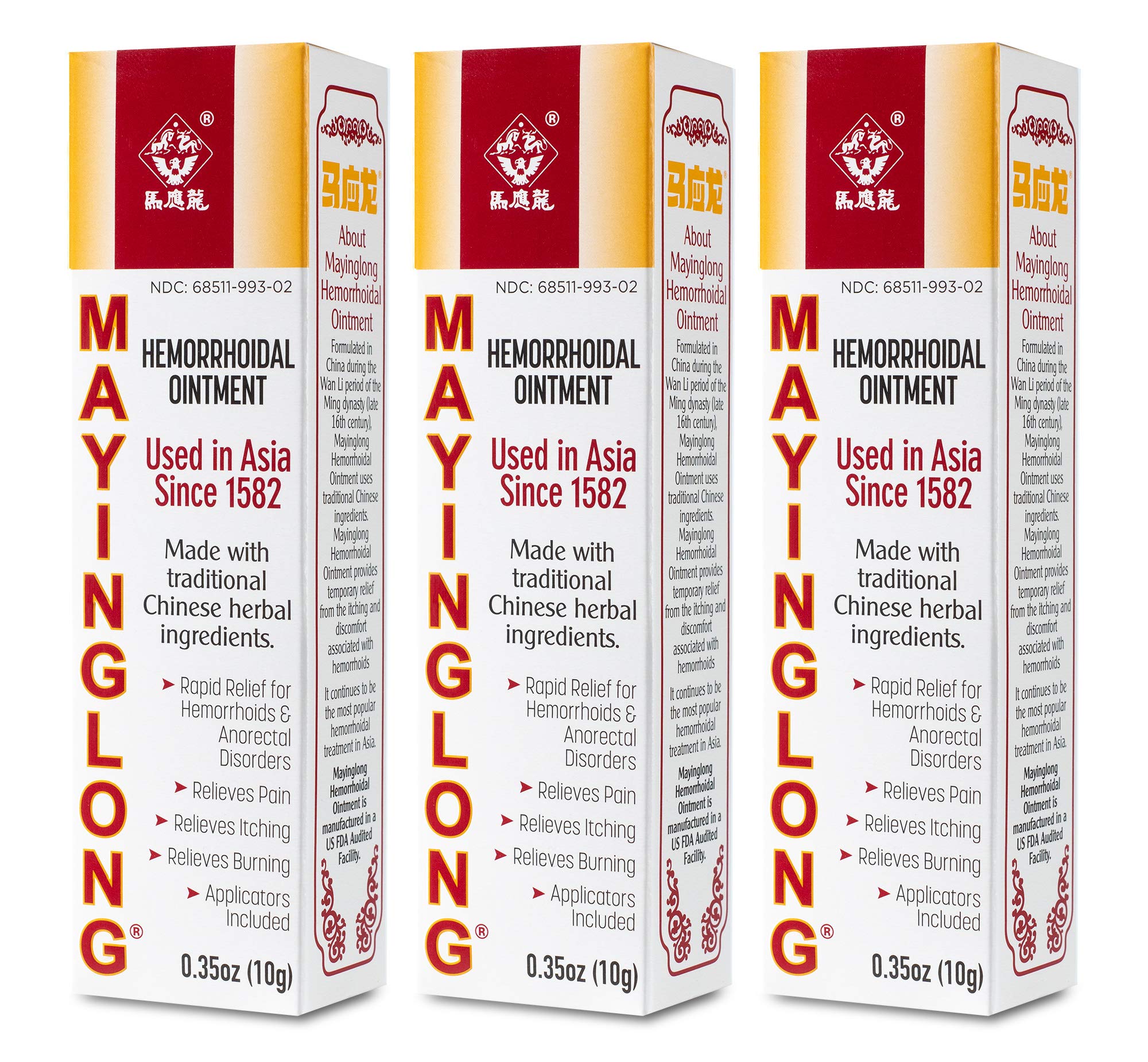 Mayinglong Pommade hémorroïdaire Musk, bouteille prête à l'emploi pour confort.