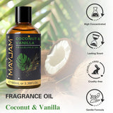 MAYJAM Coco Vanille : compte-gouttes en verre pour dosage précis.