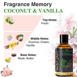 MAYJAM Coco Vanille : gouttes aromatiques révélant des arômes doux et gourmands.
