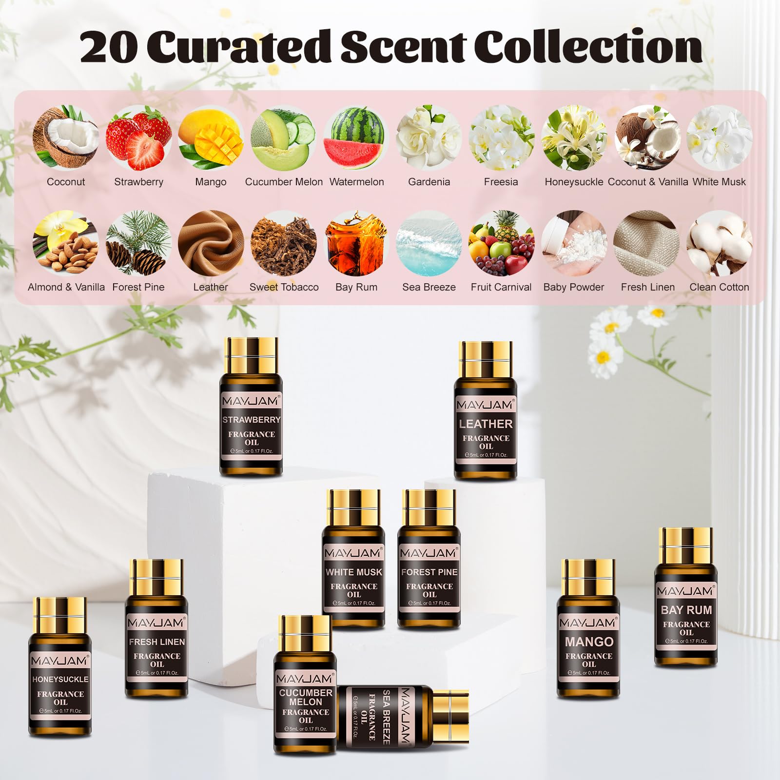 MAYJAM diffuseur d'ambiance maison prêt à aromatiser chaque pièce.