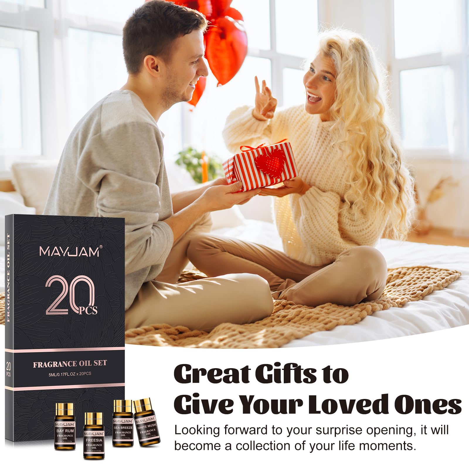 MAYJAM emballage coffret cadeau élégant prêt à offrir.