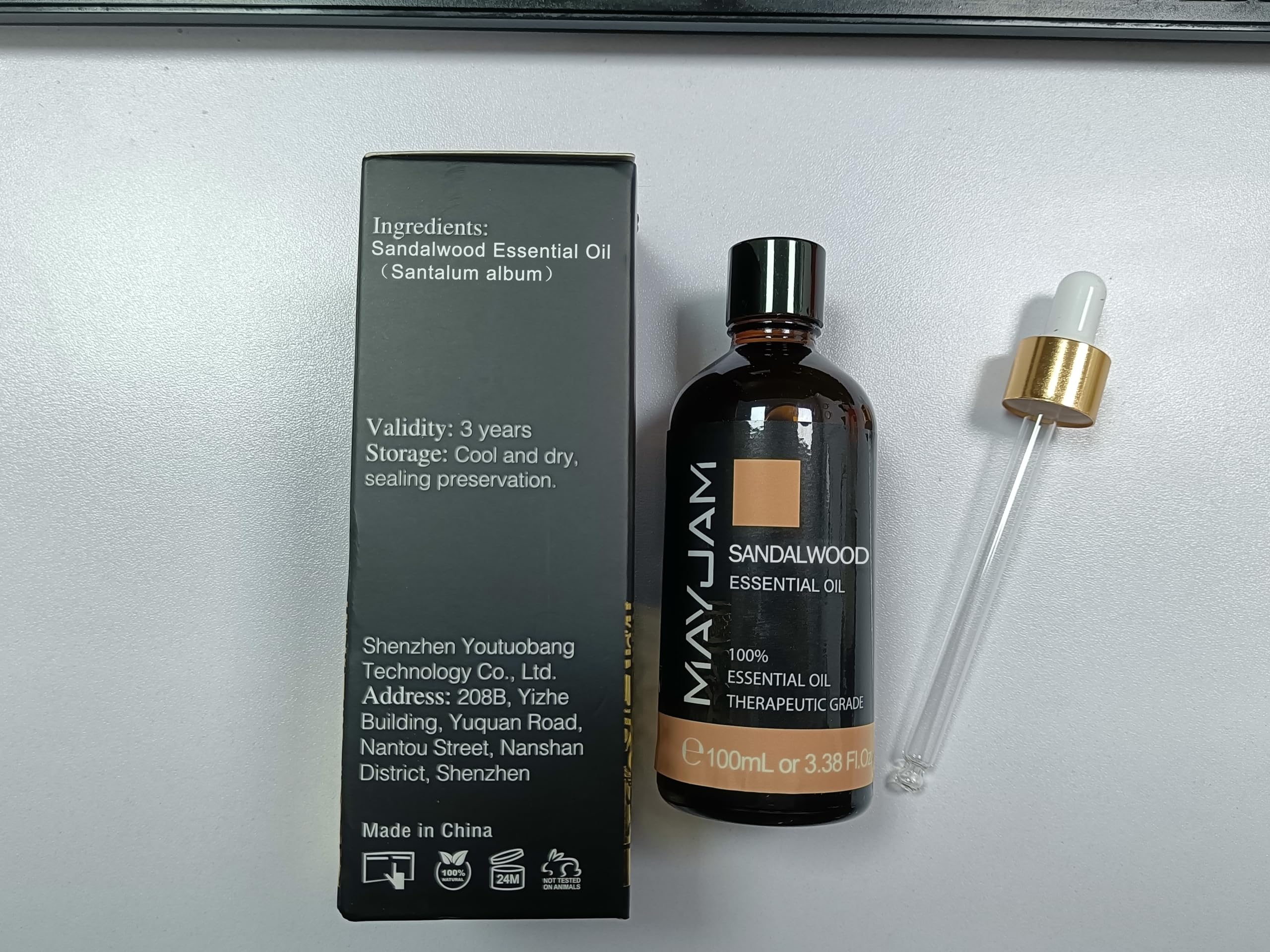 MAYJAM Santal huile essentielle: ambiance bureau et maison plus agréable.