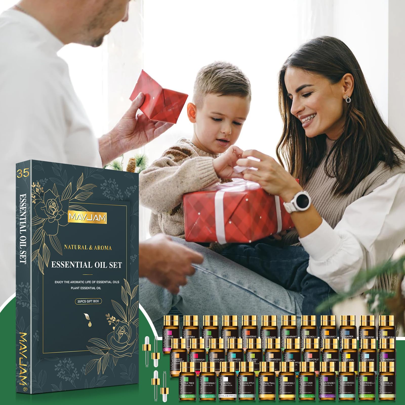 MAYJAM packaging coffret artisanal évoquant naturalité et soin.
